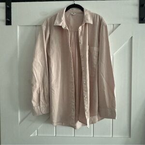 Aerie Light Pink Button Down